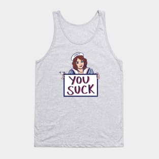 Robin says You Suck Stranger Things Tank Top